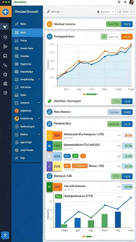 rebahin - Tampilan karakter menarik dengan desain yang unik.