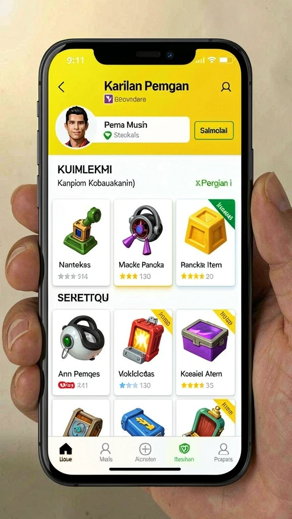 wisnu123 - Karakter-kareakter unik dengan desain yang menarik.